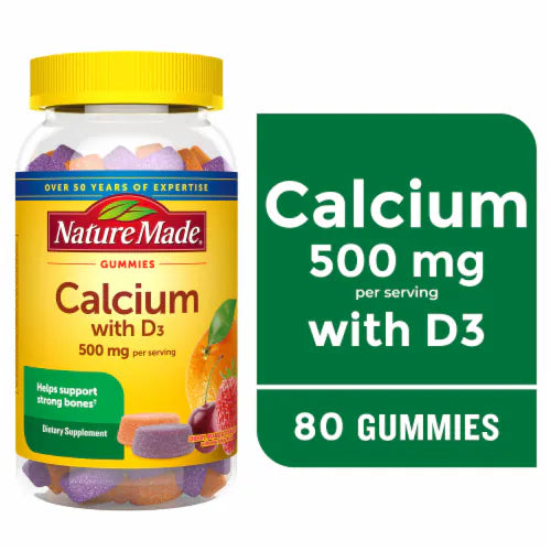 Gomitas de calcio con vitamina D3 Nature Made