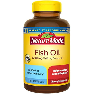 Omega 3 Nature Made 1200 (100 Unidades)