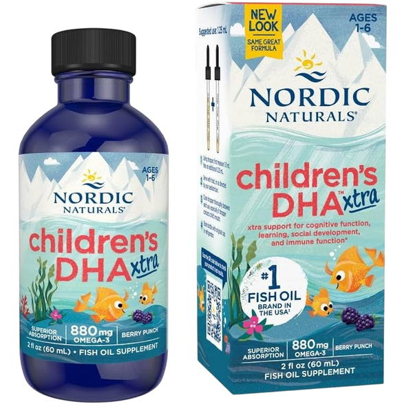 DHA Extra aceite de pescado Niños Nordic 2 onzas