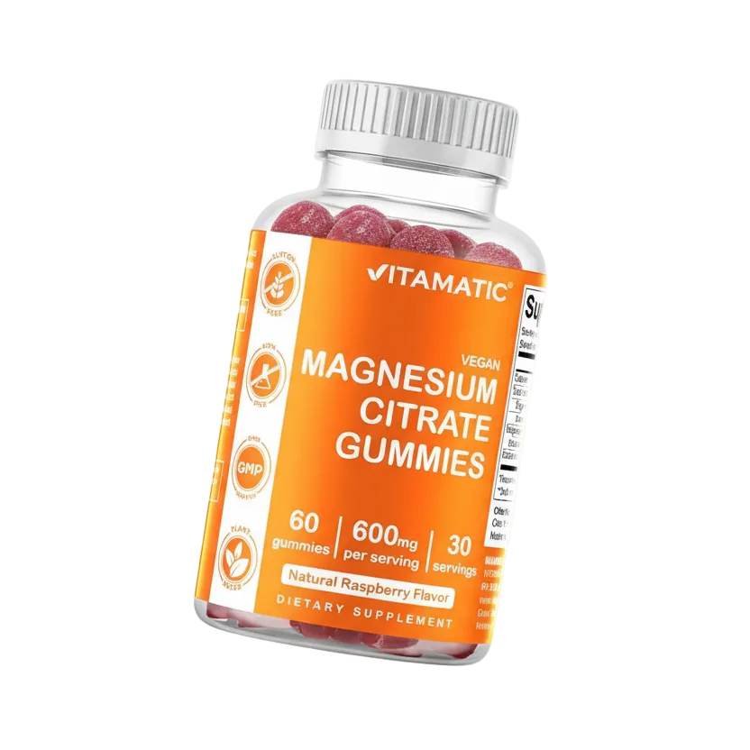 Gomitas de Citrato de Magnesio (60 gomitas)