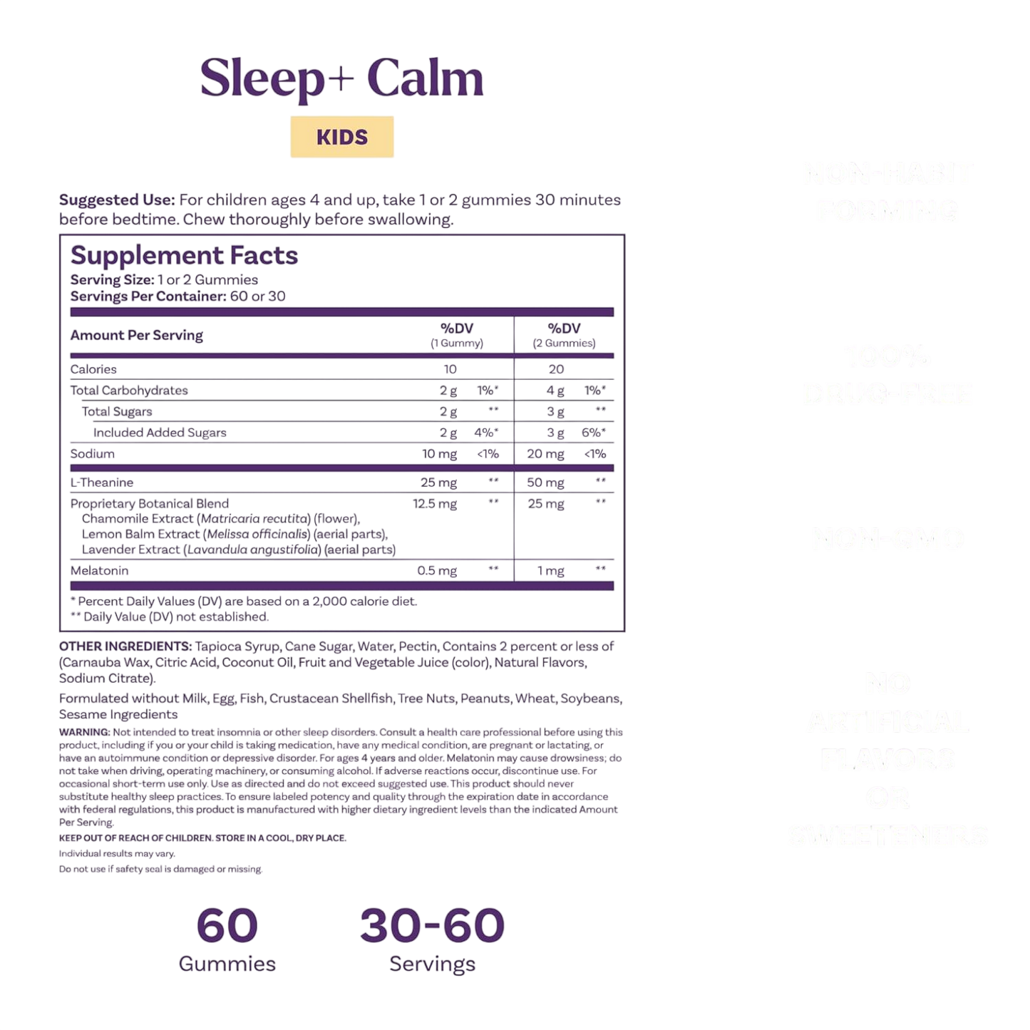 Melatonina para niños + Sleep Calm