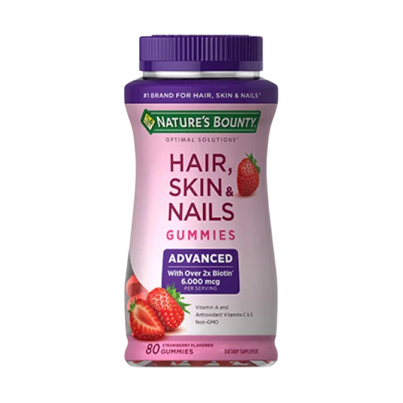 Colageno, Uñas, Cabello y Piel Nature´s Bounty ADVANCE 80 gomitas