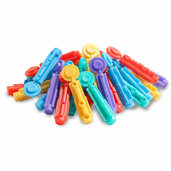 Lancetas, Agujas de Colores (50Unidades)