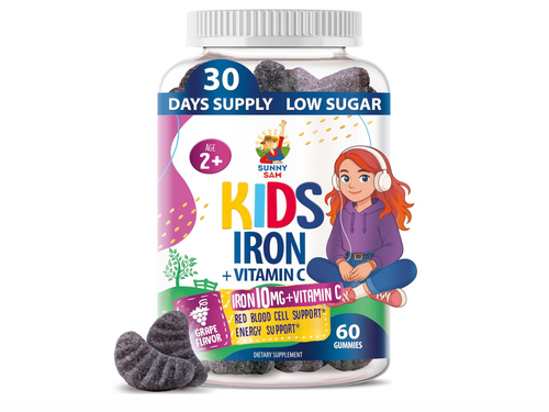 Gomitas de hierro para niños y adolescentes