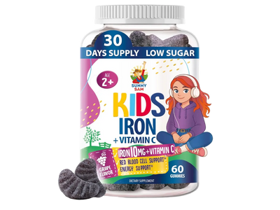 Gomitas de hierro para niños y adolescentes