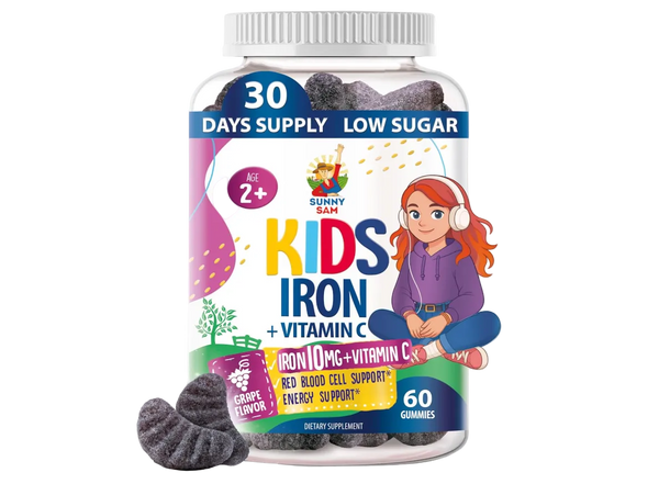 Gomitas de hierro para niños y adolescentes