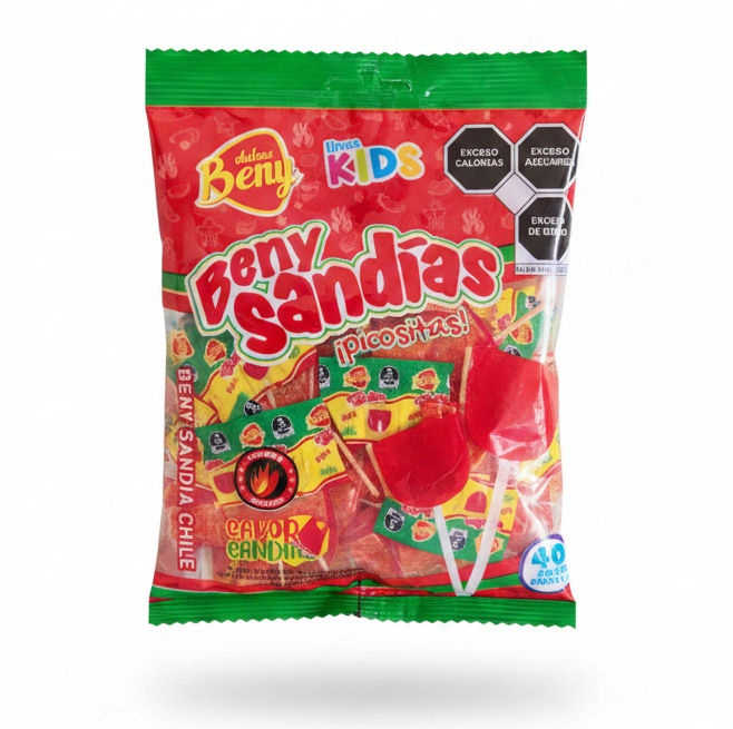 Paleta beny Sandia Picante