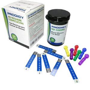 Bote 50 Tiras Prodigy + 50 Lancetas