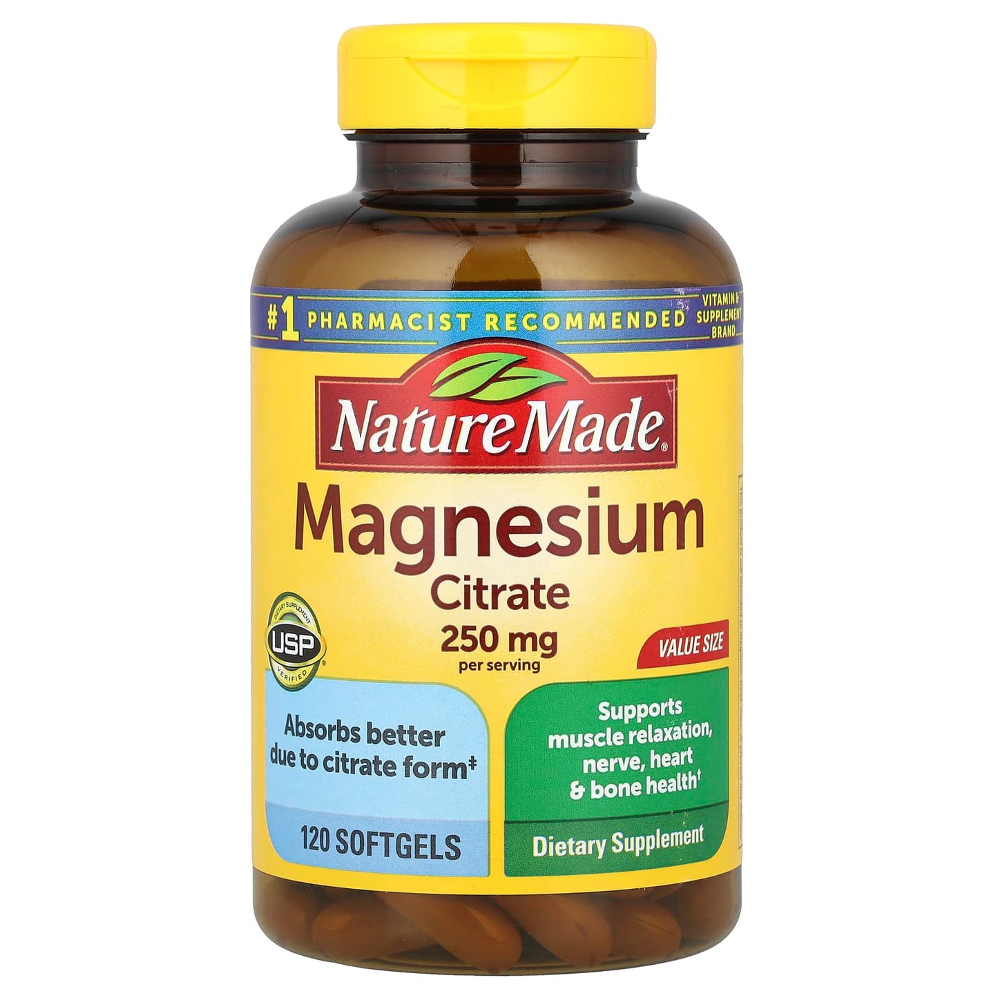 Citrato de Magnesio Nature Made (120u)