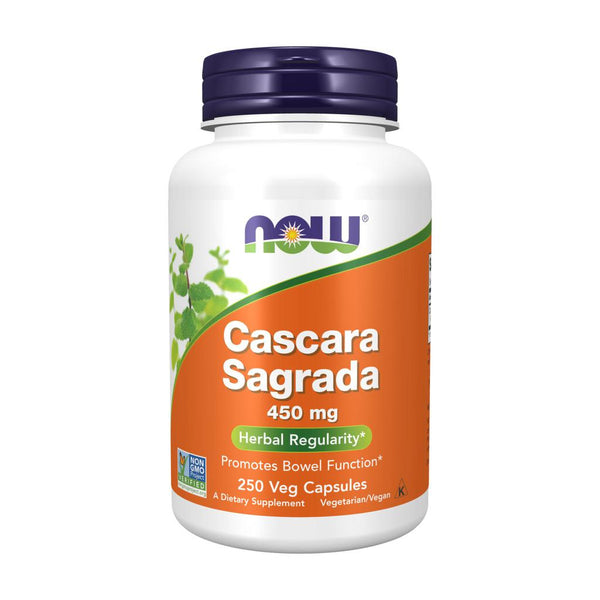 Cascara Sagrada NOW (250 capsulas) 450mg