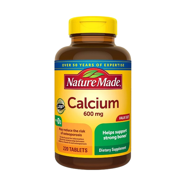 calcio con vitamina D3 Nature Made (220 tabletas)