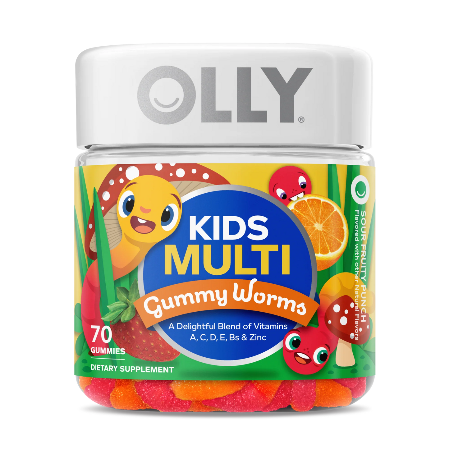 Multivitaminas OLLY de gusanitos (70 unidades)