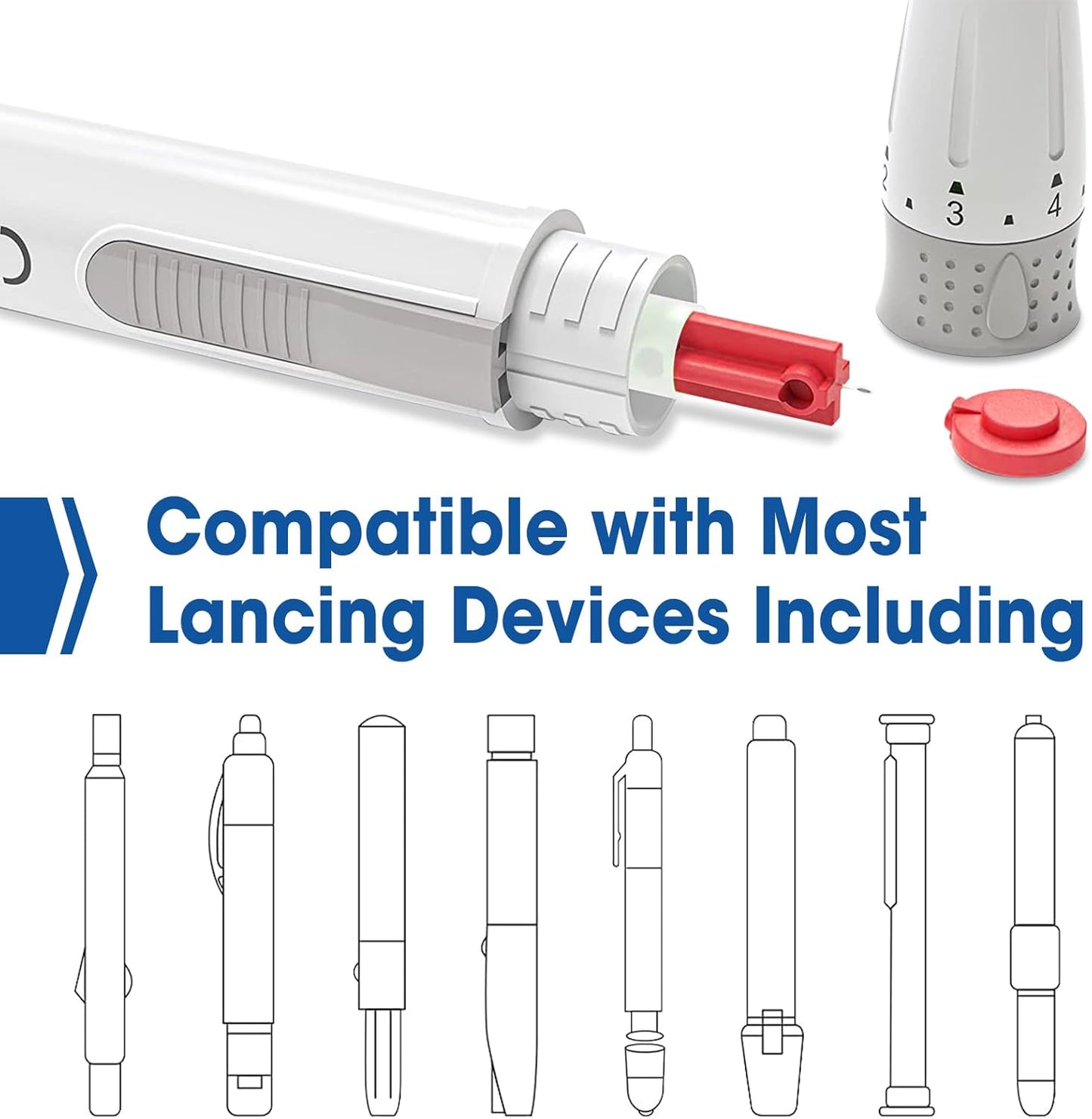 Lancetas de Colores (25 unidades)