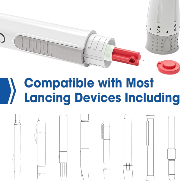 Lancetas, Agujas de Colores (50Unidades)