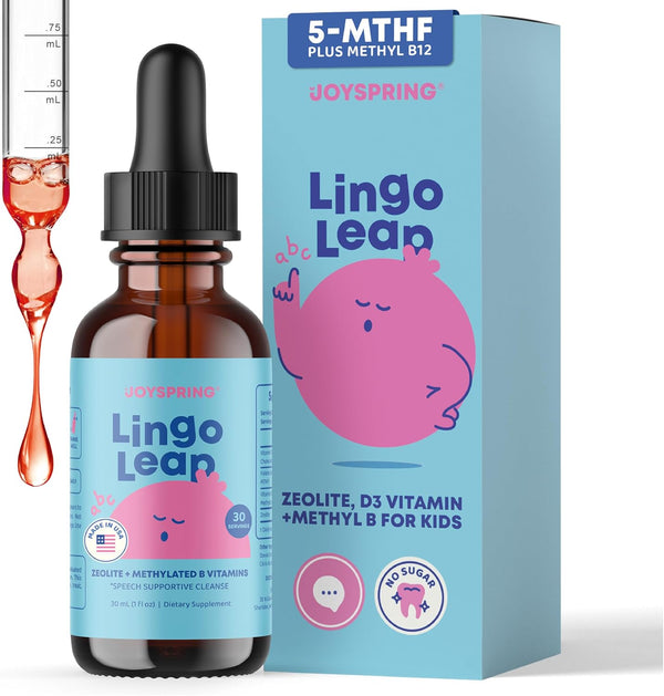 JoySpring Metilfolato para niños, LingoLeap 5-MTHF