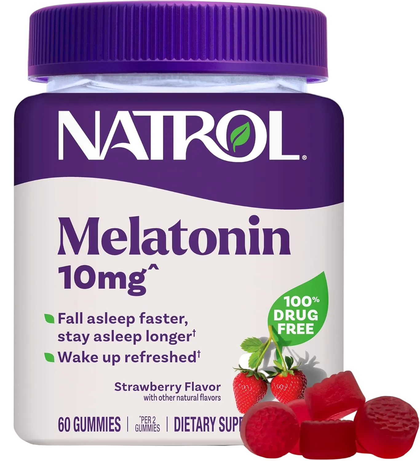 Melatonina Natrol en Gomitas 10mg 60u