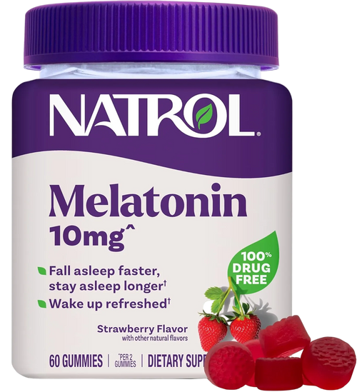 Melatonina Natrol en Gomitas 10mg 60u