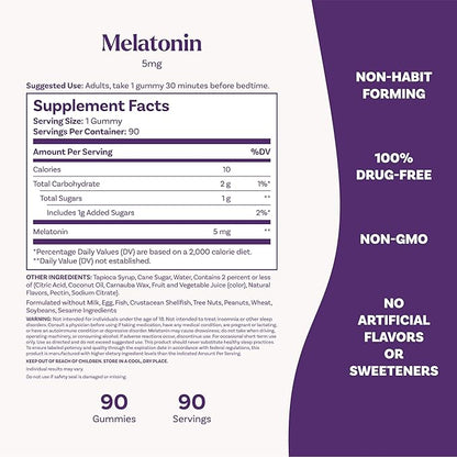 Melatonina Natrol en Gomitas 10mg 90u