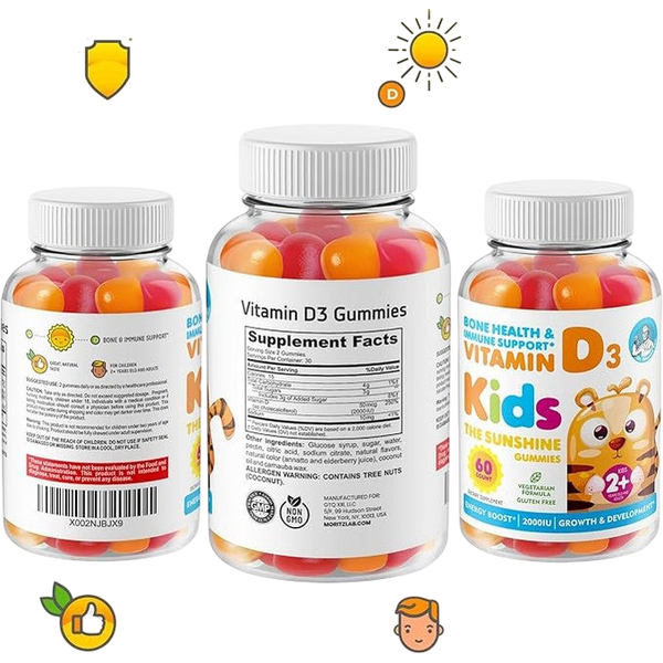 Vitamina D3 Kids Dr Moritz (60 Gomitas)