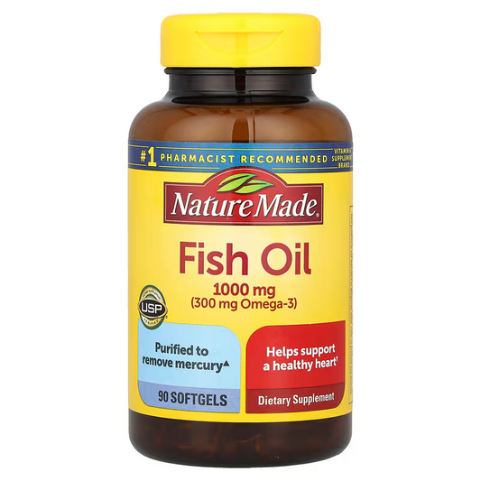 aceite de pescado Omega 3 Nature Made (90 Unidades)