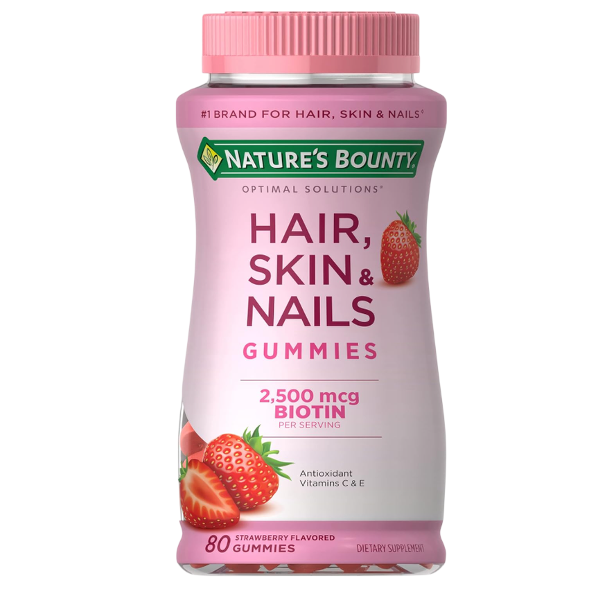 Colageno, Uñas, Cabello y Piel  Nature´s Bounty 80 gomitas