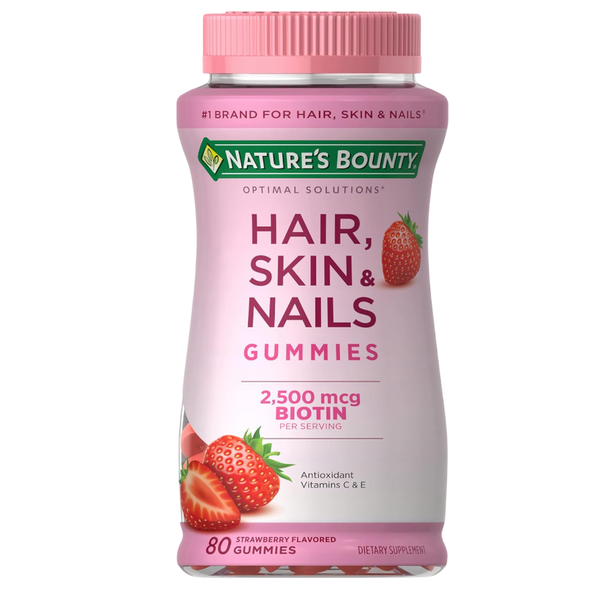 Colageno, Uñas, Cabello y Piel  Nature´s Bounty 80 gomitas