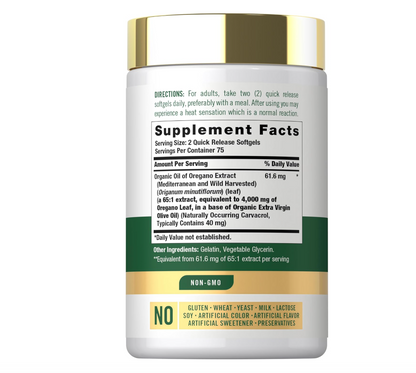 Aceite de Oregano 4000mg