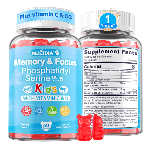 fosfatidilserina Gomitas Memoria y concentracion