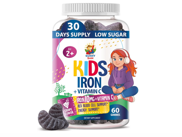 Gomitas de hierro para niños y adolescentes