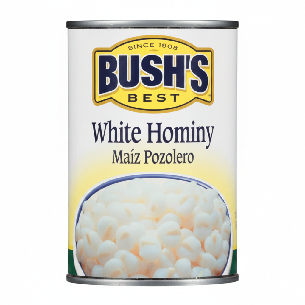 Maiz  pozolero Blanco Bush 1lb