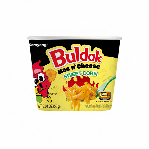 Buldak Mac and Cheese Sweet Corn
