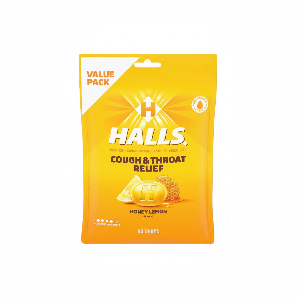 Dulces Halls Miel y limon 80u