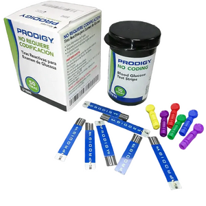 Bote 50 Tiras Prodigy + 50 Lancetas