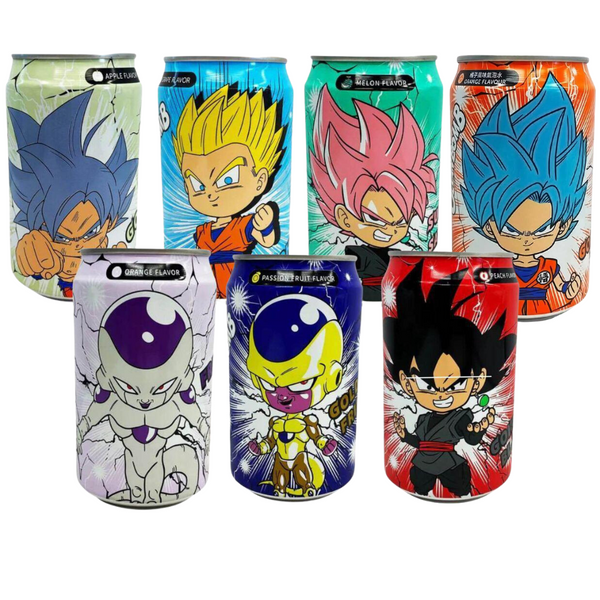 Bebida Japonesa soda  Dragón Ball Z Ocean bomb unidad variedad