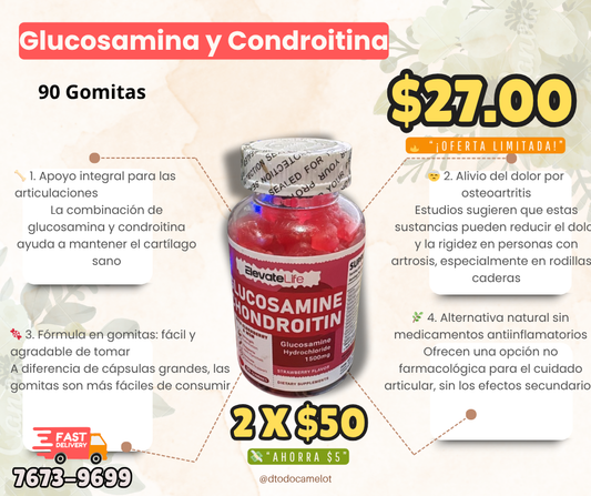 Glucosamina + Condoitrina