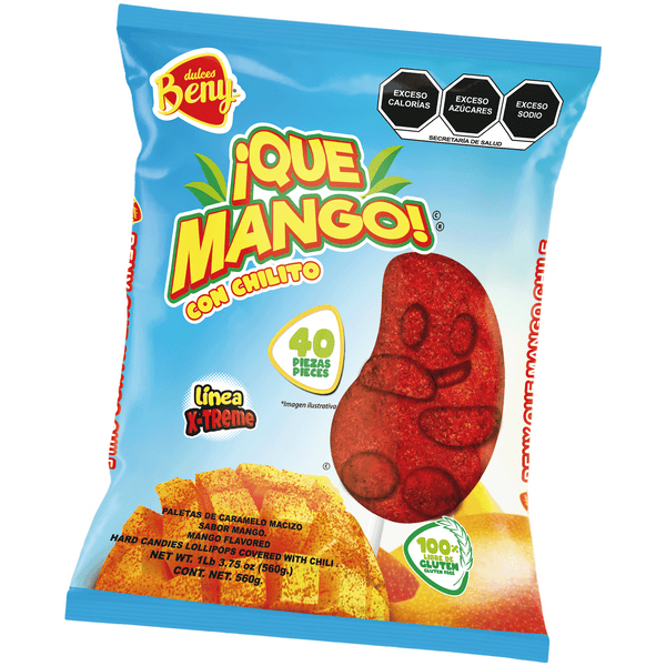 Paleta beny mango picante