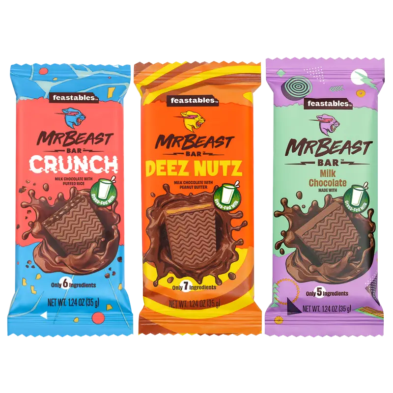 Chocolate en Barra mister Beast barra de 60 gr