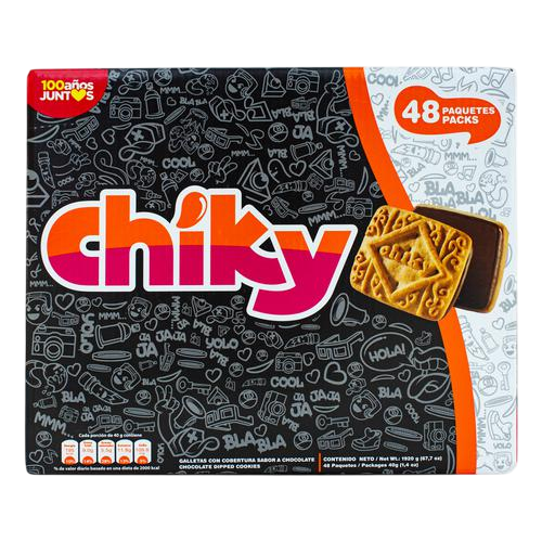 Galletas chiqui 48 unidades