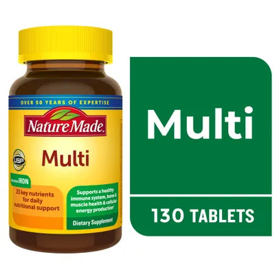 Multi Vitaminas Nature  Made (130 tabletas)