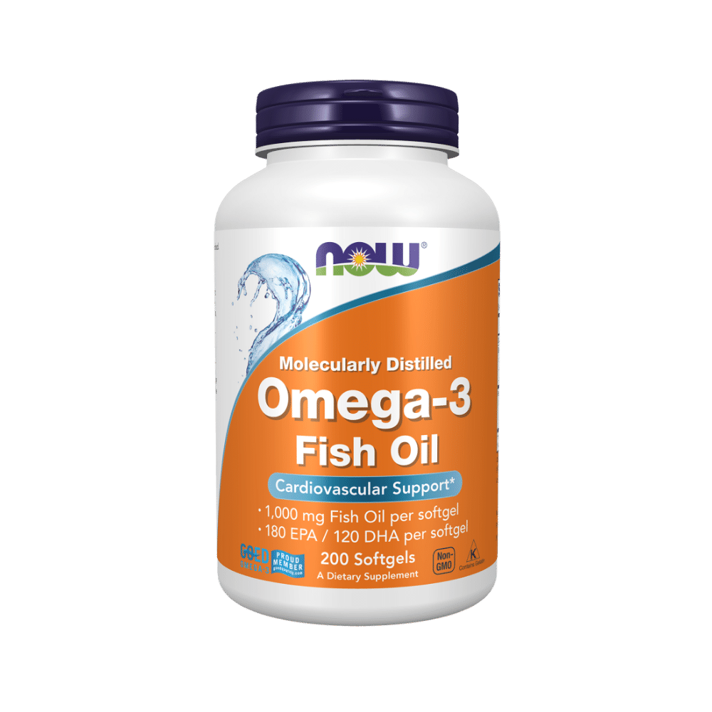 aceite de pescado Omega 3 NOW (200 unidades)