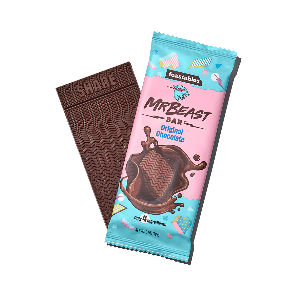 Chocolate en Barra mister Beast barra de 60 gr